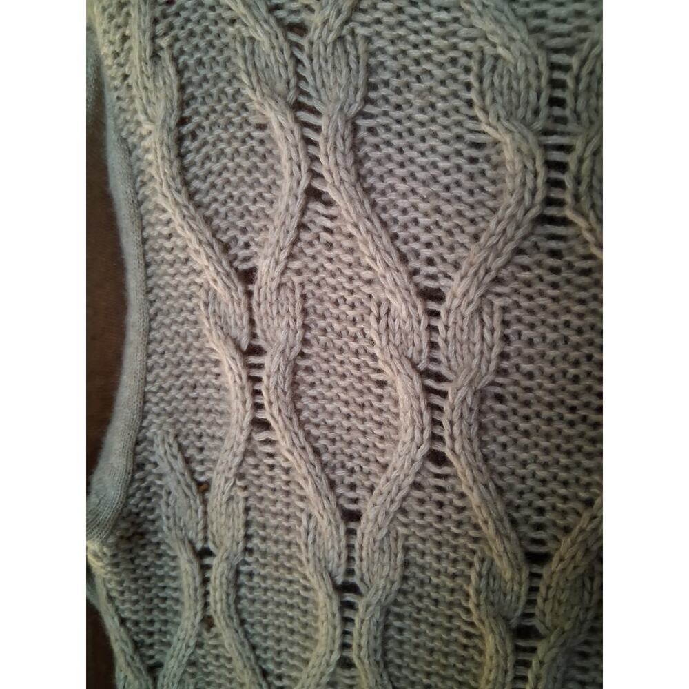 WEEKEND MAX MARA CHUNKY CABLE KNIT COWL NECK MIDI DRESS  SIZE MEDIUM - Picture 3 of 8